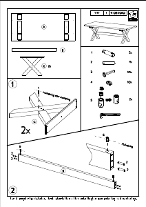 Panduan Talgø Cross Meja Makan