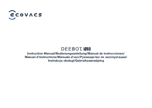 Manual de uso ECOVACS Deebot N8 Aspirador