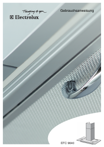 Bedienungsanleitung Electrolux EFC9640X Dunstabzugshaube