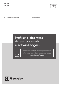 Mode d’emploi Electrolux EBC65 Machine à expresso