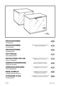 Bedienungsanleitung Electrolux ECM26111W Gefrierschrank