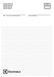 Mode d’emploi Electrolux EB3SL9KSP Four