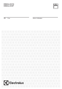 Mode d’emploi Electrolux EB6GL4XSP Four