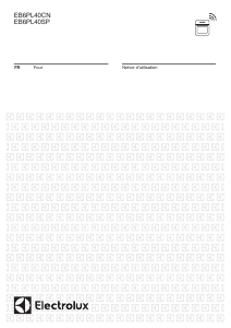 Mode d’emploi Electrolux EB6PL40SP Four