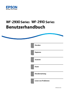 Bedienungsanleitung Epson WorkForce WF-2930DWF Multifunktionsdrucker