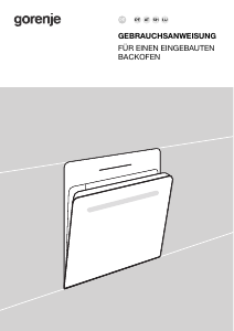 Bedienungsanleitung Gorenje BOS6737E13X Backofen