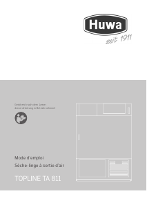 Mode d’emploi Huwa TopLine TA 811 Sèche-linge