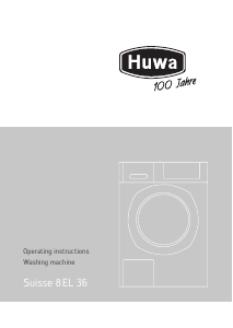 Handleiding Huwa Suisse 8EL 36 Wasmachine
