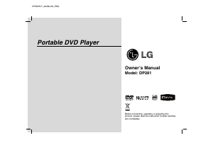 Mode d’emploi LG DP281-P Lecteur DVD