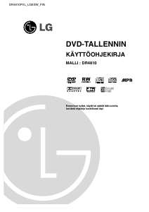Käyttöohje LG DR4810 DVD-soitin