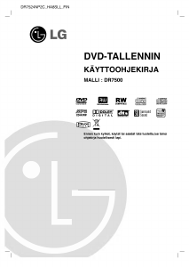 Käyttöohje LG DR7500B DVD-soitin