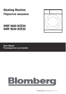 Handleiding Blomberg WMF 8649 WZE50 Wasmachine