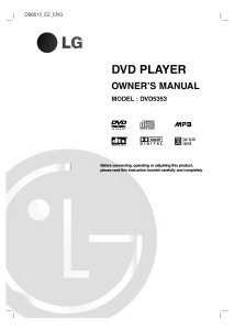 Brugsanvisning LG DVD5353 DVD afspiller