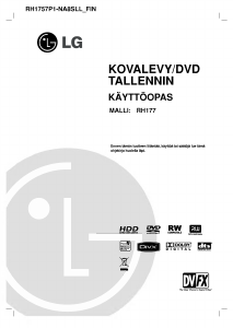 Käyttöohje LG RH177 DVD-soitin