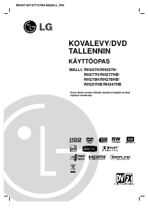 Käyttöohje LG RH277H DVD-soitin