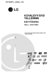 Käyttöohje LG RHS7750MH DVD-soitin