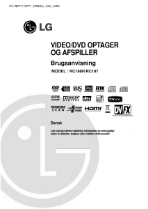 Brugsanvisning LG RC197 DVD-Video kombination