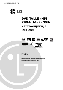 Käyttöohje LG RC278 DVD-videosoitin