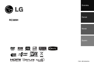 Bruksanvisning LG RC389H DVD-Video Kombination