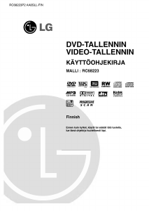 Käyttöohje LG RC68223P1 DVD-videosoitin