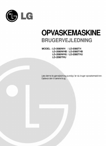 Brugsanvisning LG LD-2090THU Opvaskemaskine