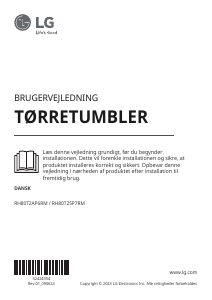Brugsanvisning LG RH80T2SP7RM Tørretumbler