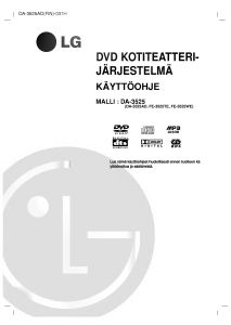Käyttöohje LG DA-3525 Kotiteatterijärjestelmä