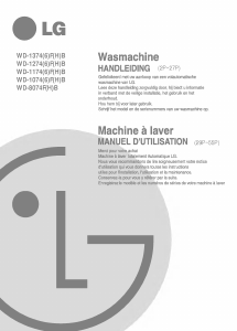 Handleiding LG WD-1274FBF Wasmachine