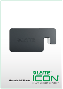 Manuale Leitz Icon Stampante per etichette