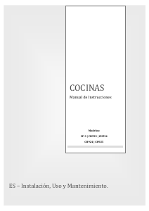 Manual de uso Rommer CH 523 Cocina