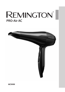 Instrukcja Remington AC5999 Pro-Air Suszarka do włosów