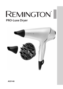 Manual de uso Remington AC9140 PROluxe Secador de pelo