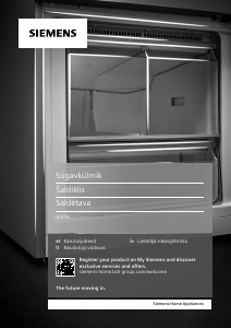 Vadovas Siemens GI81NECE0 Šaldiklis