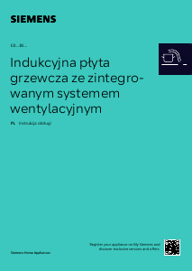 Instrukcja Siemens ED851BS16E Płyta do zabudowy