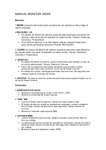 Manual de uso Randers ARG 350HP Bicicleta estática