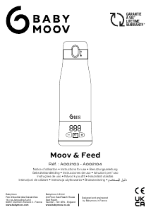 Instrukcja Babymoov A002103 Moov & Feed Podgrzewacz do butelek