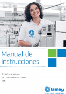 Manual de uso Balay 3FAE494XE Frigorífico combinado