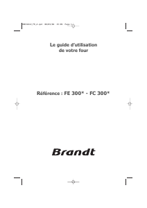 Mode d’emploi Brandt FE300BF1 Four