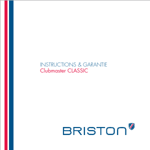 Mode d’emploi Briston 23240.SA.T.30.NT Clubmaster Classic Montre