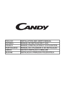 Manuál Candy CBG625/1X/4U Odsavač par