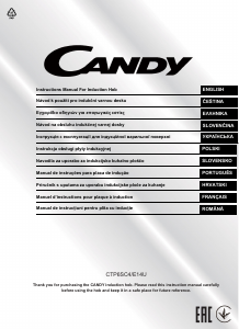 Manual Candy CTP6SC4/E14U Hob