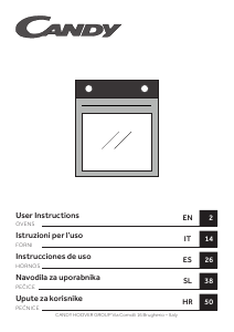 Manual de uso Candy FMCIDC X602 Horno