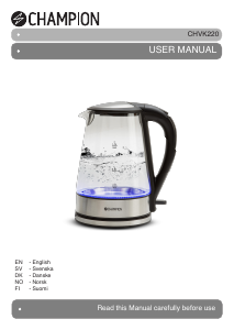 Manual Champion CHVK220 Kettle