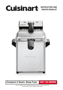 Manual de uso Cuisinart CDF-130P1 Freidora