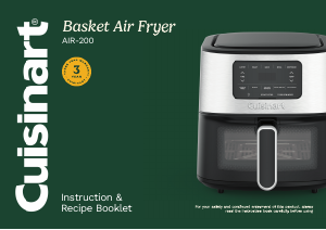 Manual de uso Cuisinart AIR-200 Freidora