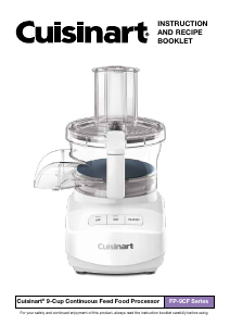 Manual Cuisinart FP-9CF Food Processor