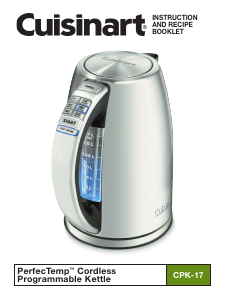 Manual Cuisinart CPK-17P1CK Kettle