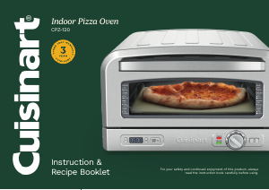 Manual Cuisinart CPZ-120 Pizza Maker