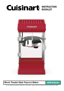 Handleiding Cuisinart CPM-32 Popcornmachine