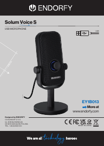 Bruksanvisning Endorfy EY1B013 Solum Voice S Mikrofon